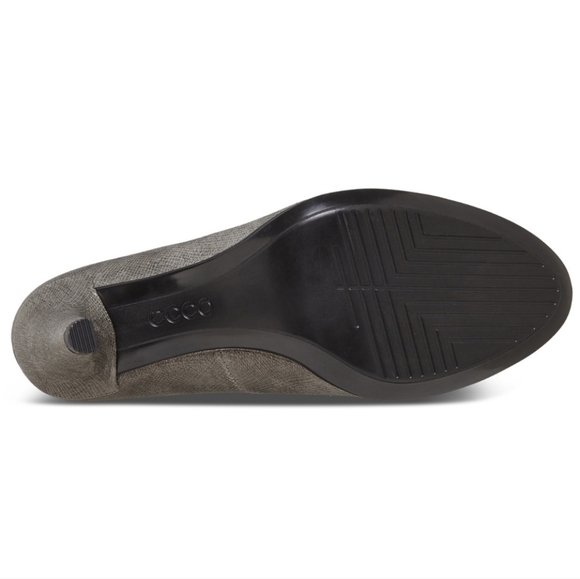 NIB Ecco Shape 75 Sleek Heels, Size 41 (10-10.5), Color Warm Grey - Picture 7 of 16